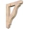 Ekena Millwork Funston Arts & Crafts Smooth Bracket, Douglas Fir, 5 1/2"W x 36"D x 44"H BKT06X36X44FST03SDF - alternate 1